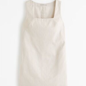 Abercrombie, Linen Blend Shift Mini Dress